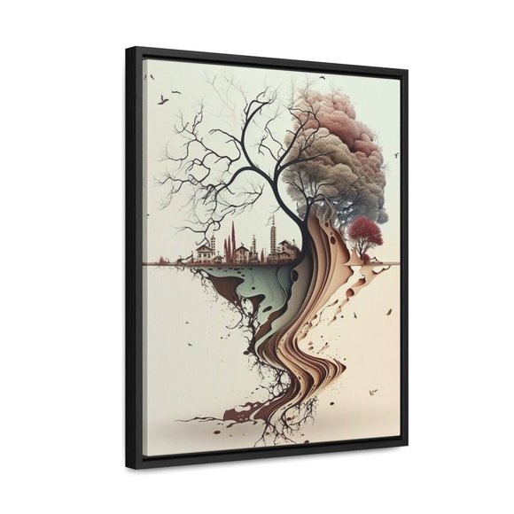 Three distinct interpretations wall art,wall art for living room,wall art large - Picture 2 of 10